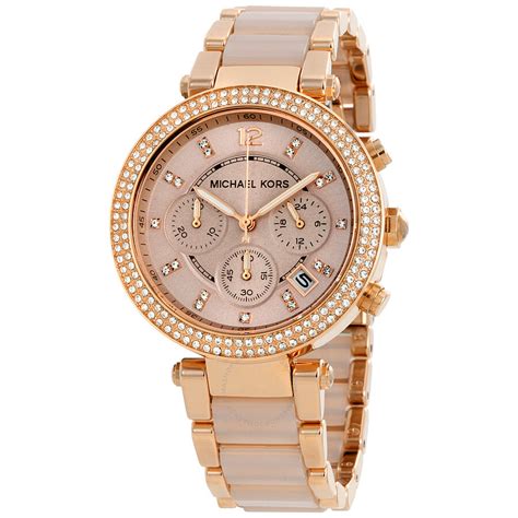 michael kors parker chrono mk5896|michael kors parker.